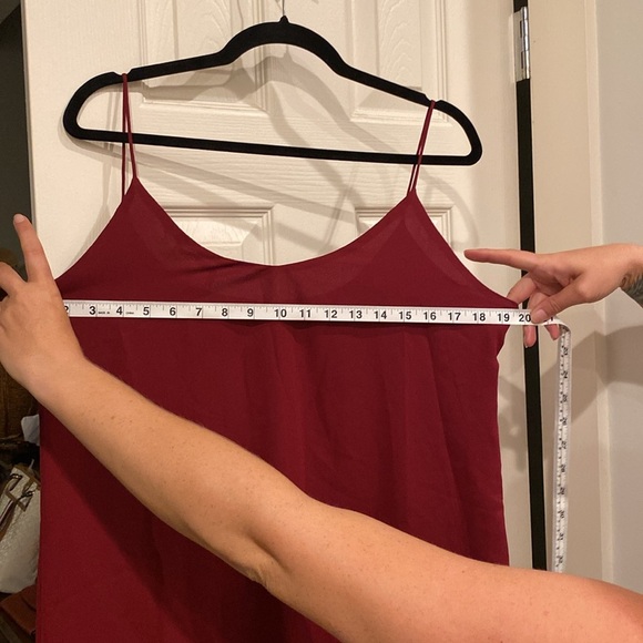 Sexy Red Sleeveless Mini Dress with black lace trim from Forever 21, size M - Picture 6 of 6